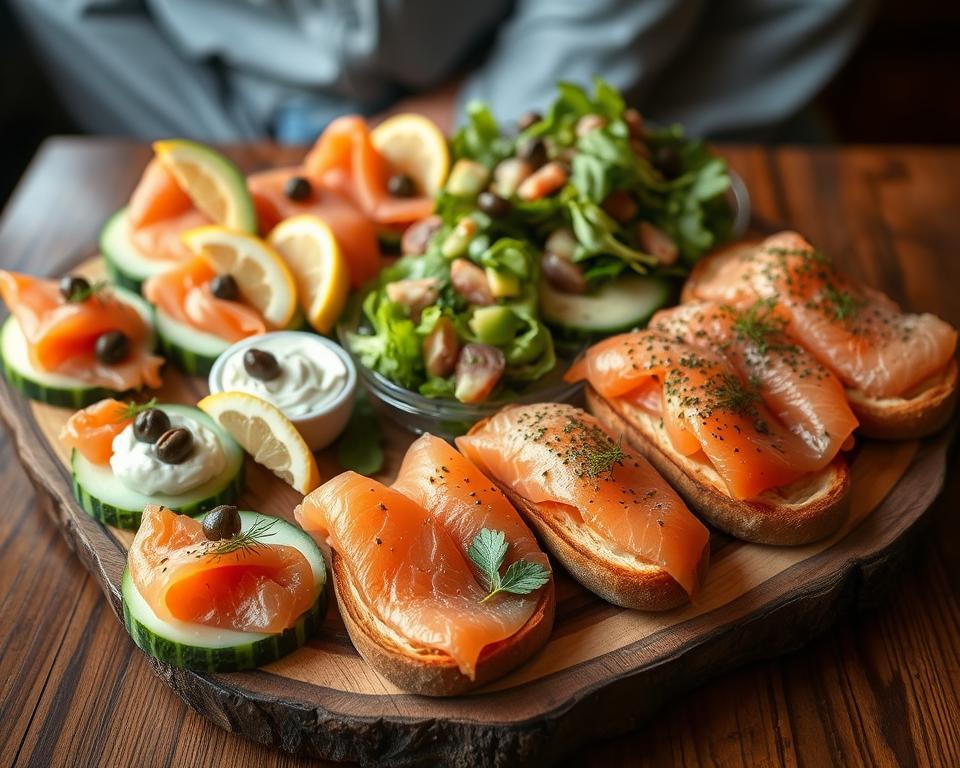 smoked salmon appetizers and main dishes