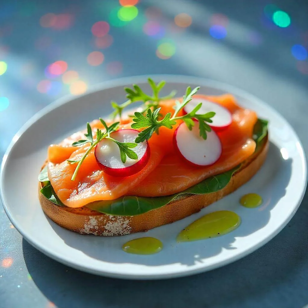 Smoked Salmon Toast