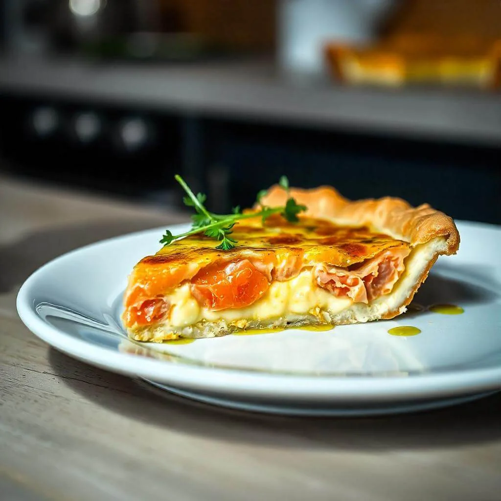 Smoked Salmon Quiche Fodelici