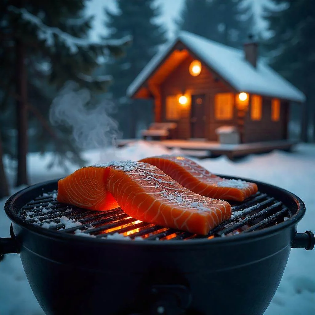 smoked salmon on a pellet grill