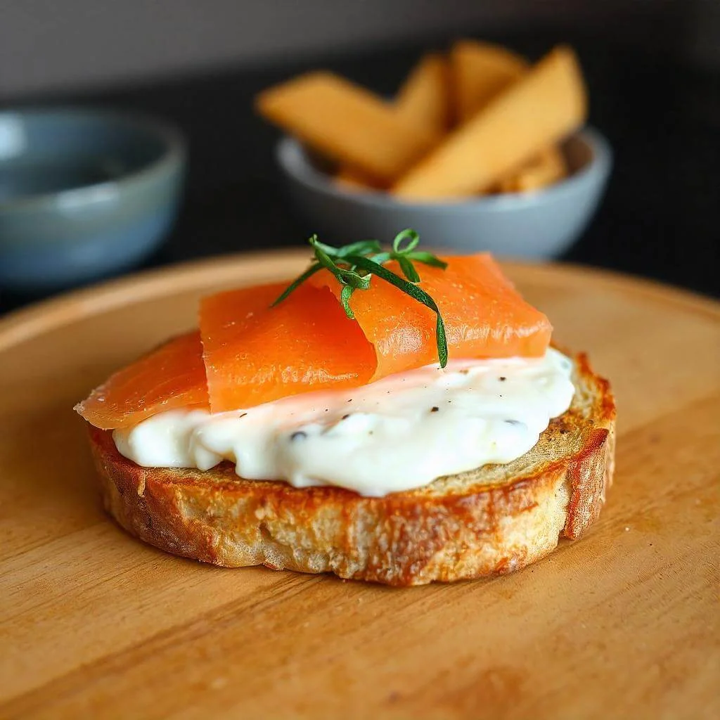 Smoked Salmon and Philadelphia Cheese