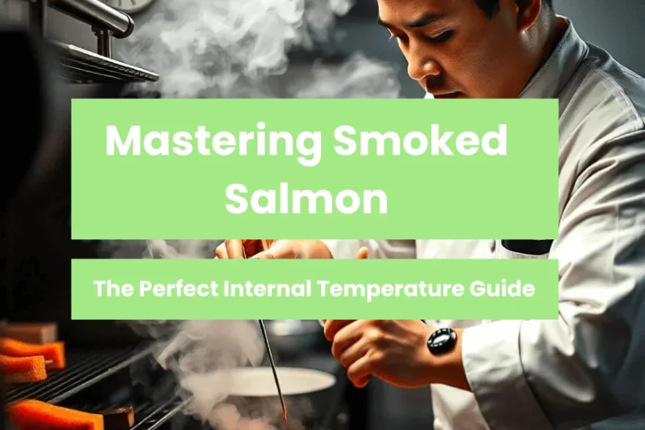 internal temperature of smoked salmon