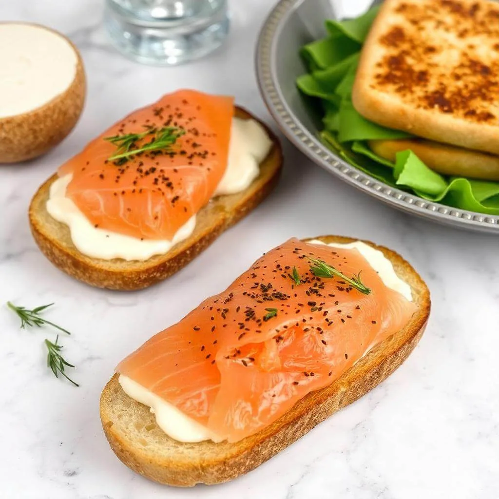 Smoked Salmon and Philadelphia Cheese