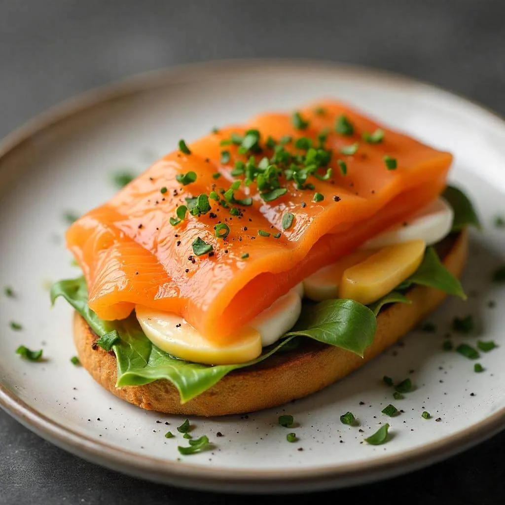 Smoked Salmon and Philadelphia Cheese