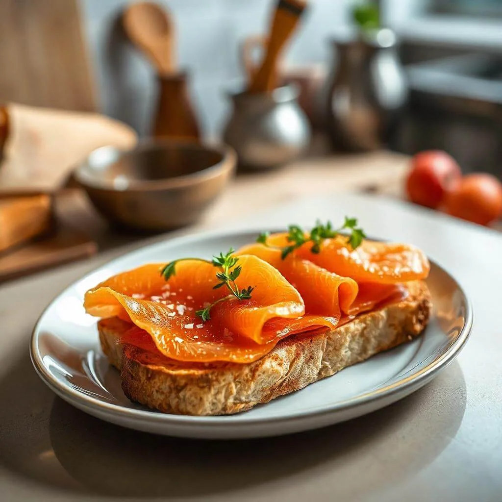 Smoked Salmon Tartine