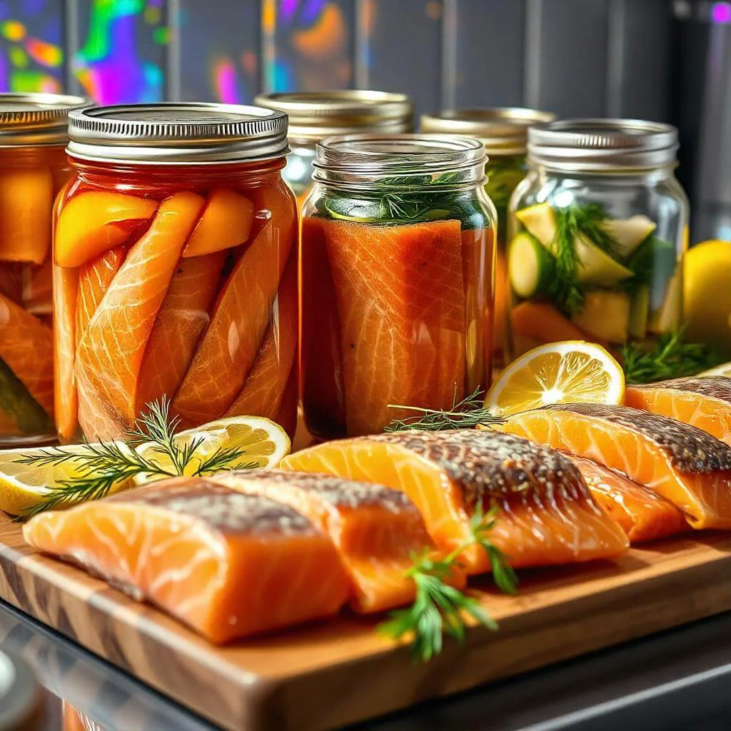 canning smoked salmon​
